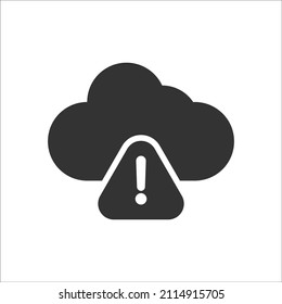 Weather Alert Icon, Vector Graphics