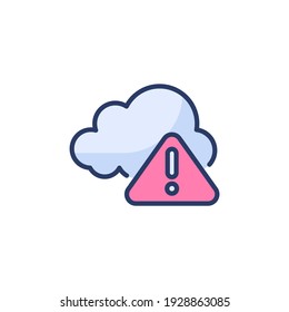 Weather Alert Icon In Vector. Logotype