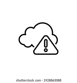 Weather Alert Icon In Vector. Logotype