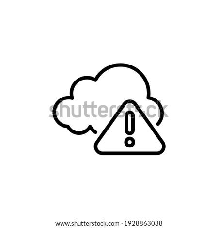 Weather Alert icon in vector. Logotype