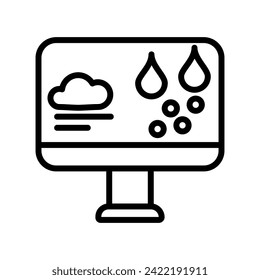 Weather Alert icon, weather, alert, icon, warning line icon, editable vector icon, pixel perfect, illustrator ai file