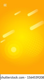 Weather App design modern UI screen design for mobile app with web icons