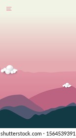 Weather App design modern UI screen design for mobile app with web icons