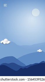 Weather App design modern UI screen design for mobile app with web icons