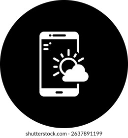 Weather App Icon Element For Design