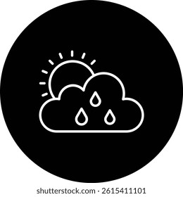 Weather App vector icon. Can be used for printing, mobile and web applications.