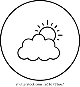 Weather App vector icon. Can be used for printing, mobile and web applications.