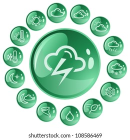 Weather button set