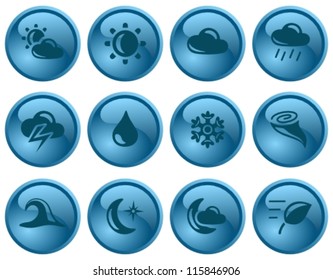 Weather button set