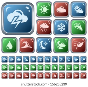 Weather button set