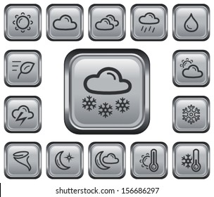 Weather button set