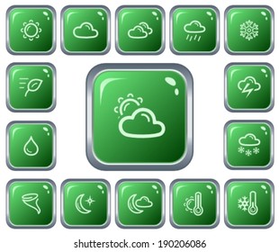 Weather button set
