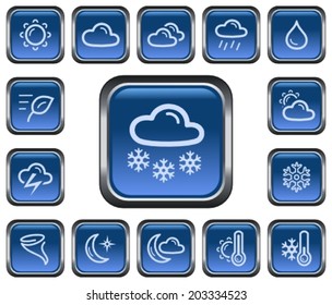 Weather button set