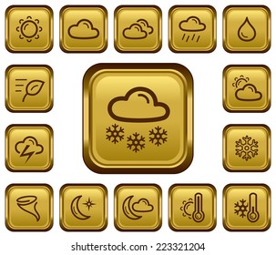 Weather button set