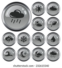 Weather button set