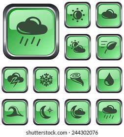 Weather button set