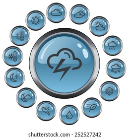 Weather button set