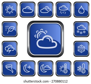 Weather button set