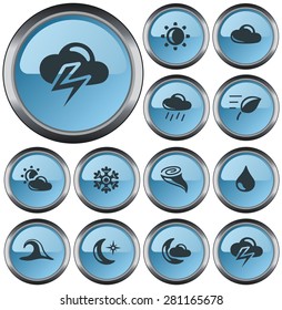 Weather button set