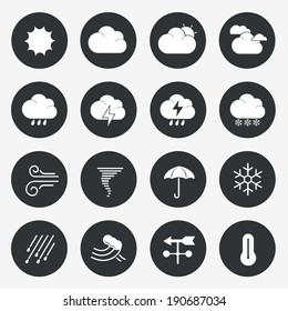 Weather Circle Icons