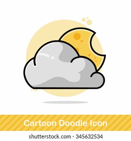 weather cloud doodle