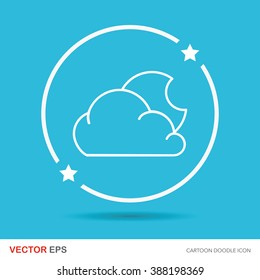 weather cloud doodle