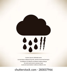 weather ,cloud icon