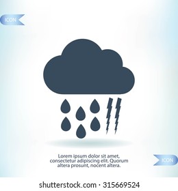 weather cloud icon
