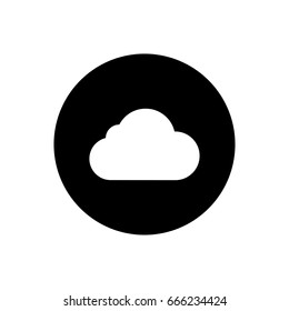 Weather cloud icon illustration isolated vector sign symbol