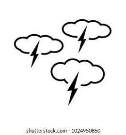 weather cloud icon template