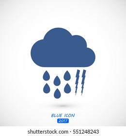 weather, cloud icon, vector best flat icon, EPS