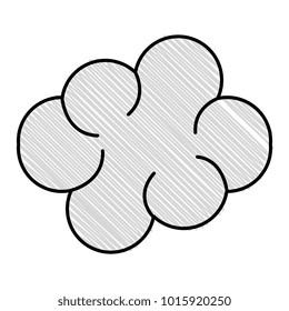 weather cloud isolated icon