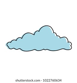 weather cloud isolated icon