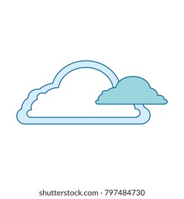 weather cloud isolated icon