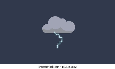weather (cloud, lightning)