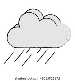 weather cloud rainy icon