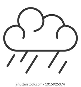 weather cloud rainy icon