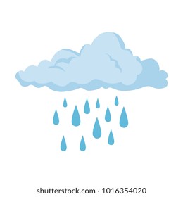 weather cloud rainy icon