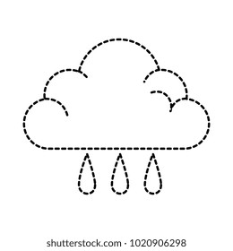 weather cloud rainy icon