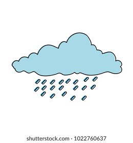 weather cloud rainy icon
