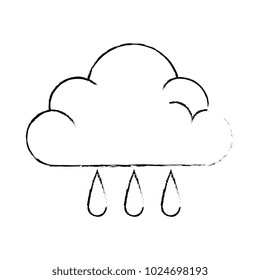 weather cloud rainy icon