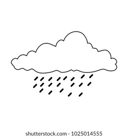 weather cloud rainy icon
