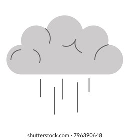 weather cloud rainy icon