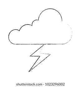 weather cloud rainy with ray