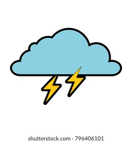 weather cloud rainy with ray