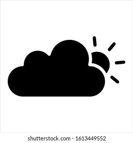 weather cloud Vector Illustration Logo Template