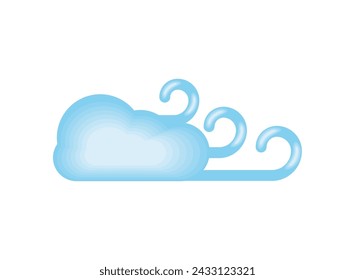 weather cloud wind illustration vector