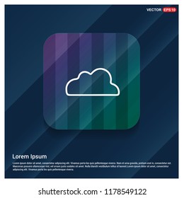 Weather clouds icon - Free vector icon