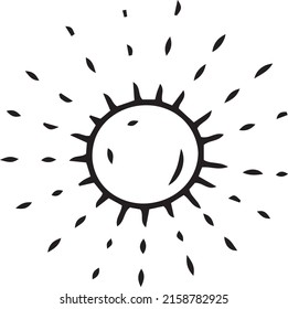 weather clouds sun lightning rain coloring book for kids doodle sketch hand drawn big set separately on white background elements