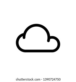 Weather Cloudy and Rain Icons Vector Design Template